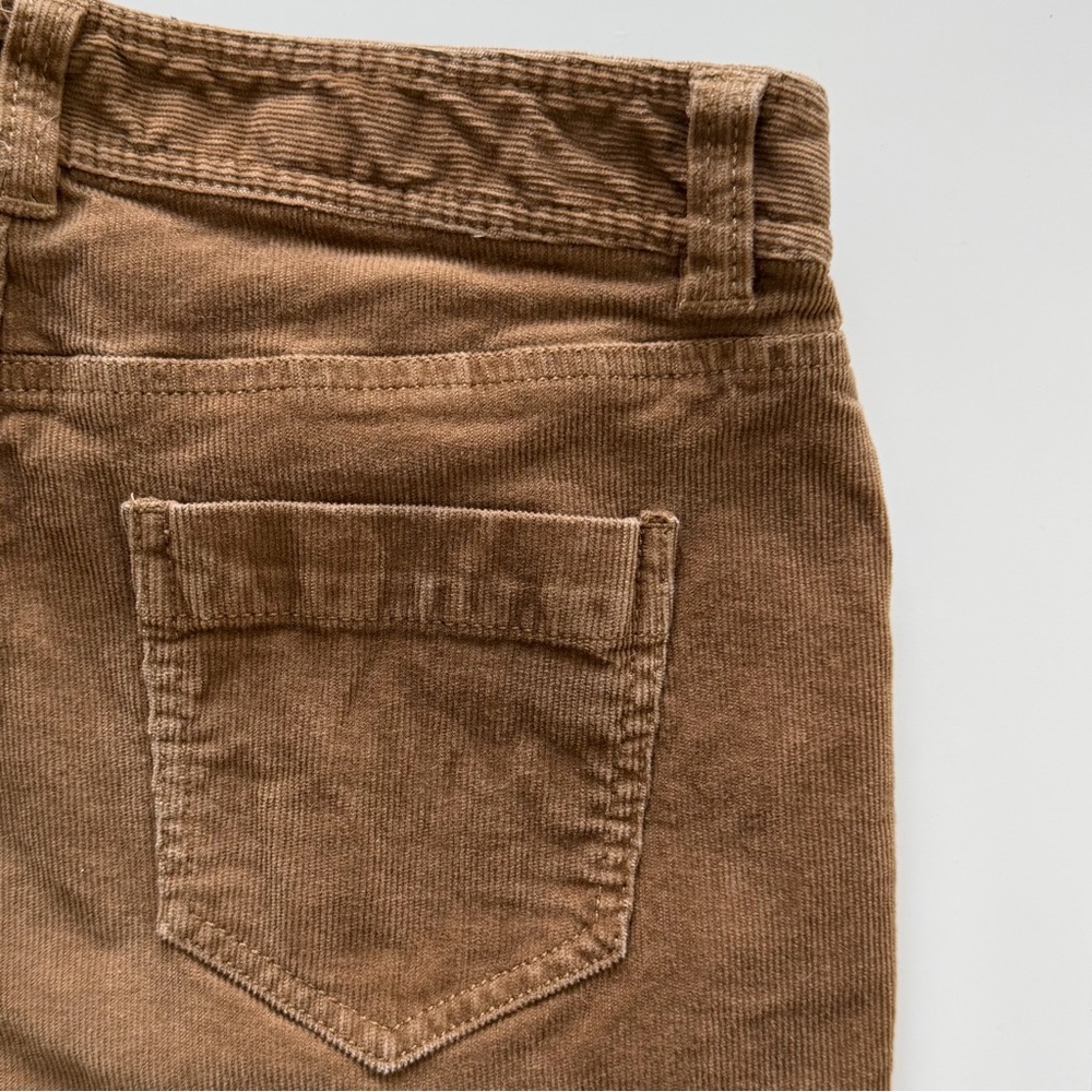Brooks Brothers Brown Corduroy Pants Slim Straight Mid Rise Size 4 - Picture 7 of 11